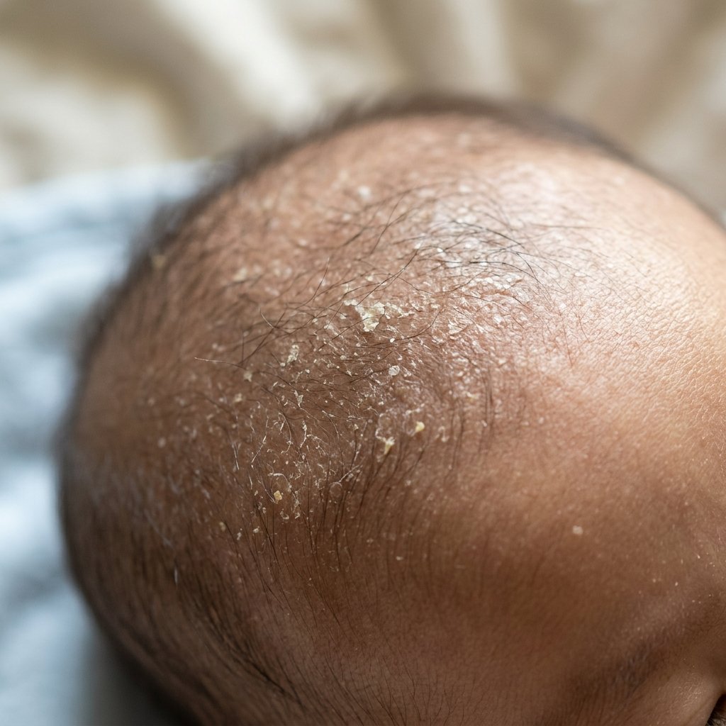 Kulit kepala baby kering